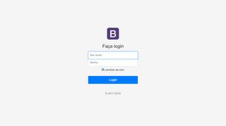 
                            11. Template de login, usando Bootstrap.