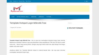 
                            12. Template Hotspot Login Mikrotik Free - MYASPIRASI.COM