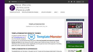 
                            9. TemplateMonster - High Paying Affiliate Programs