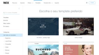 
                            6. Templates Grátis | Modelos de Sites em HTML5 | Wix.com