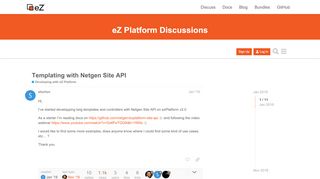 
                            12. Templating with Netgen Site API - eZ Community - eZ Platform