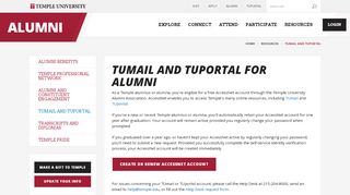 
                            6. Temple University - TUmail and TUportal