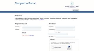 
                            7. Templeton Portal: Welcome!
