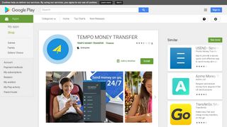 
                            9. TEMPO Money Transfer – Apps bei Google Play