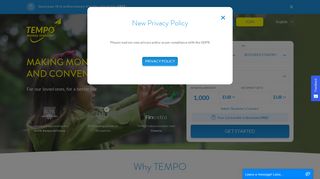 
                            1. TEMPO Money Transfer | Send Money Online With Best Rates