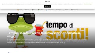 
                            11. Tempodisconti.it: arriva la nuova sezione dedicata ai viaggi ...