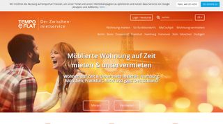 
                            2. tempoFLAT.de − Möblierte Wohnungen Berlin, Hamburg, München ...