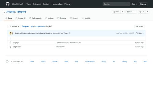 
                            6. Tempora/app/components/login at master · ArcBees/Tempora · GitHub