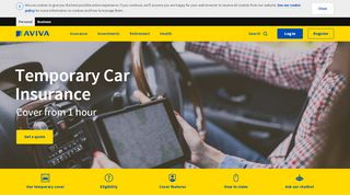 
                            11. Temporary Car Insurance | Short Term Car Cover - Aviva