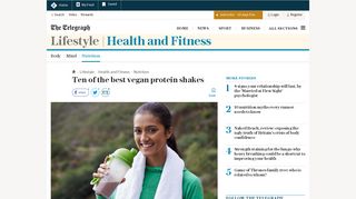 
                            9. Ten of the best vegan protein shakes - The Telegraph