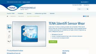 
                            3. TENA Identifi Sensor Wear - TENA