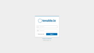 
                            13. Tenable.io / Login