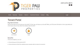 
                            5. Tenant Portal - Tiger Paw Properties, LLC