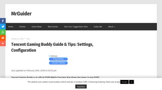 
                            9. Tencent Gaming Buddy Guide & Tips: Settings, Configuration - MrGuider