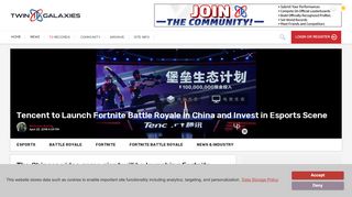 
                            12. Tencent to Launch Fortnite Battle Royale in China and Invest in ...