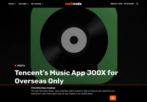 
                            12. Tencent's Music App JOOX for Overseas Only · TechNode