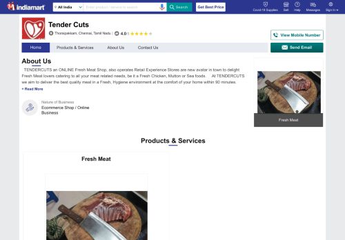 
                            12. Tender Cuts - Ecommerce Shop / Online Business of Fresh Meat ...