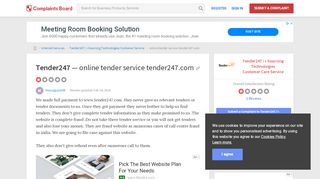 
                            4. Tender247 - Online tender service tender247.com, Review 830942 ...