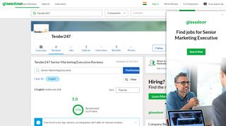 
                            10. Tender247 Senior Marketing Executive Reviews | Glassdoor.co.in