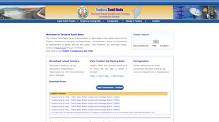 
                            2. Tenders Tamil Nadu - TN Tenders Information System