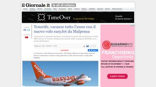 
                            12. Tenerife, vacanze tutto l'anno con il nuovo volo easyJet da Malpensa