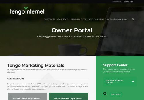 
                            4. TengoInternet - Administrative Owner Portal to view your network