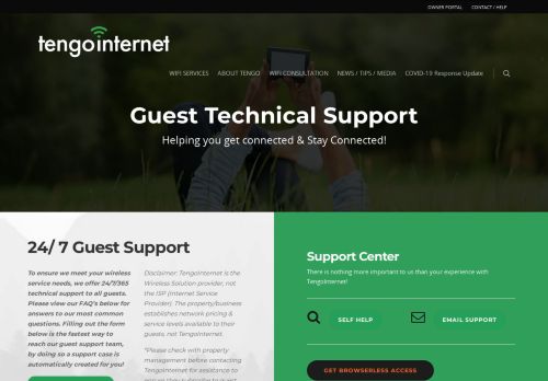 
                            3. TengoInternet - Guest Support for TengoInternet WiFi