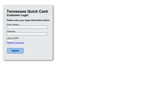 
                            5. Tennessee Quick Cash Customer Login Please enter your login ...