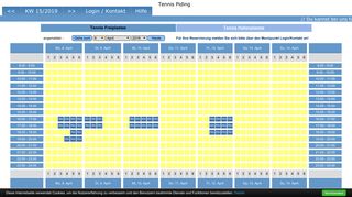 
                            1. Tennis Piding - Das Online-Buchungssystem von tennis04