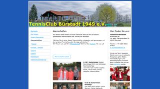 
                            10. TennisClub Bürstadt - Mannschaften