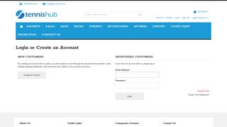 
                            4. TennisHub Customer Login TennisHub