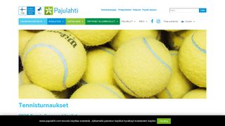 
                            11. Tennisturnaukset | Pajulahti Pajulahti
