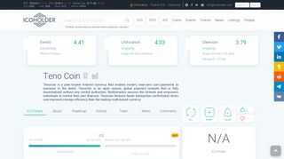 
                            1. Teno Coin ICO Rating, Reviews and Details | ICOholder