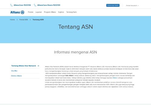 
                            4. Tentang Allianz Star Network | ASN : Allianz Indonesia