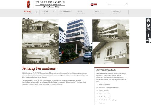 
                            3. Tentang Perusahaan - PT SUCACO Tbk | Supreme Cable ...