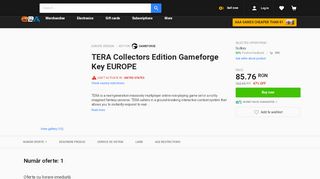 
                            12. TERA Collectors Edition Gameforge Key EUROPE - G2A.COM