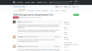 
                            4. TERA EU login server being blocked · Issue #385 · StevenBlack ...