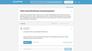 
                            10. TERA Steam/NichtSteam zusammenspielen? (online, Online-Spiele ...