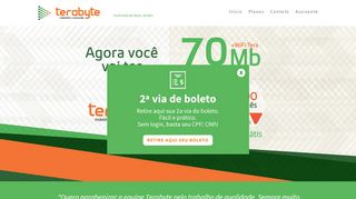 
                            3. Terabyte Internet - Máxima conexão