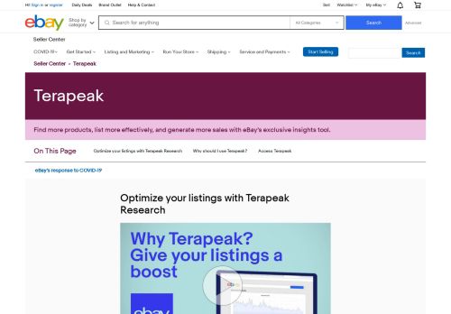 
                            1. Terapeak: eBay Data, eBay Research, Best Things to Sell