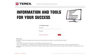 
                            12. Terex Distributor Portal