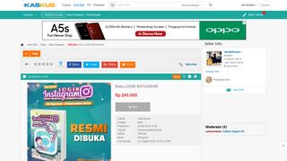 
                            8. Terjual Buku LOGIN INSTAGRAM | KASKUS