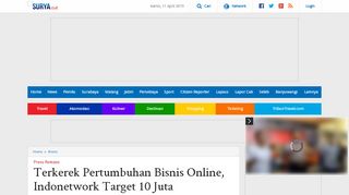 
                            4. Terkerek Pertumbuhan Bisnis Online, Indonetwork Target 10 Juta ...