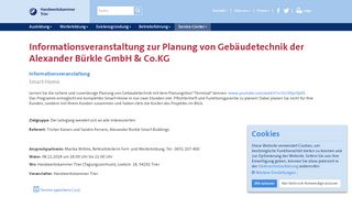 
                            13. Termin - Informationsveranstaltung zur Planung von Gebäudetechnik ...