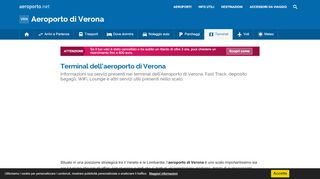 
                            13. Terminal dell'aeroporto di Verona, i servizi disponibili e la mappa dell ...