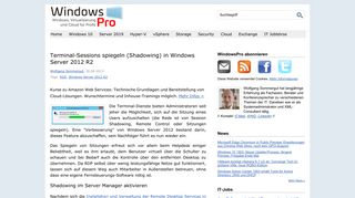 
                            8. Terminal-Sessions spiegeln (Shadowing) in Windows Server 2012 R2 ...