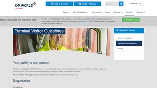
                            8. Terminal Visitor Guidelines | DP World Antwerp