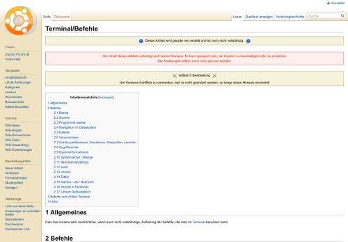 
                            7. Terminal/Befehle – Ubuntu-Forum Wiki