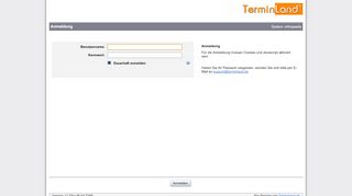 
                            5. Termine / Anmeldung - Terminland