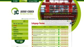 
                            4. Termine - JUNIOR COACH